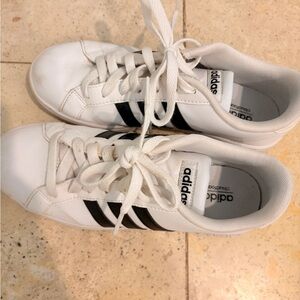 Adidas White and Black Sneakers